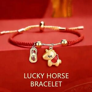 Total 2! 2026 Lunar New Year of the Horse Lucky bracelet